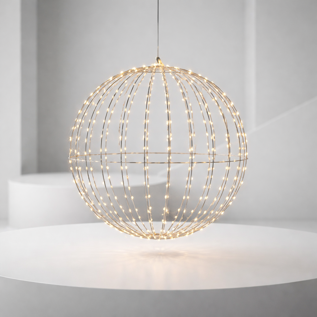 LED-Kugel – Ø 30 cm – warmweiß Lampe Das Zierwerk