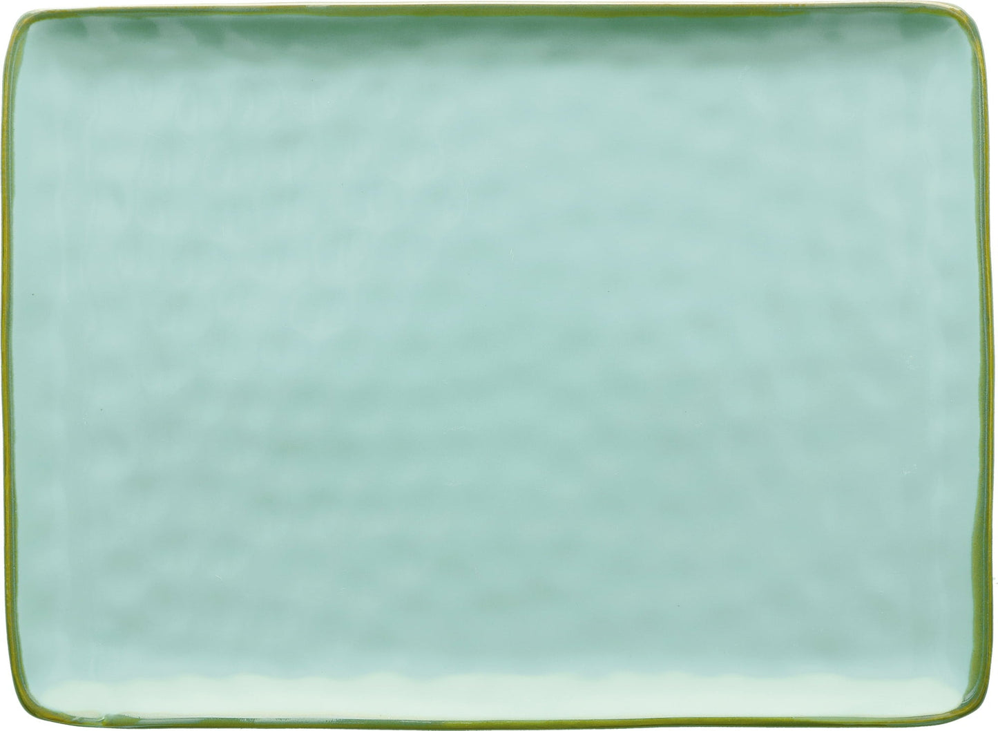 Concerto Rechteckige Platte 36 x 26,5 cm – Verde Acqua