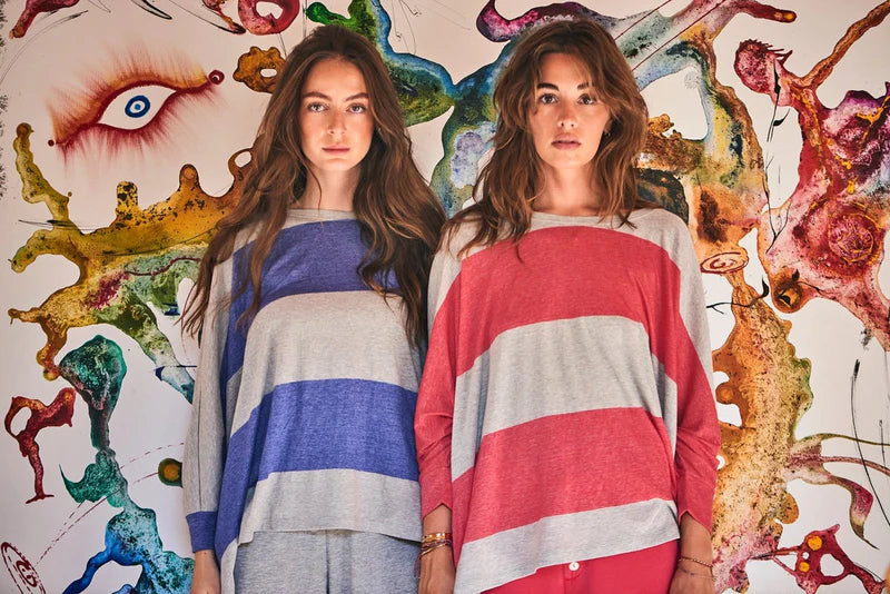 Stripe T-Shirt „Birney“ – Love Joy Victory (Einheitsgröße) Shirt Love Joy Victory