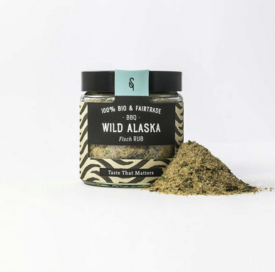 BBQ Wild Alaska Bio 120 ml Glas 