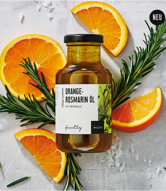 ORANGE-ROSMARIN ÖL 250 ML  mit Meersalz