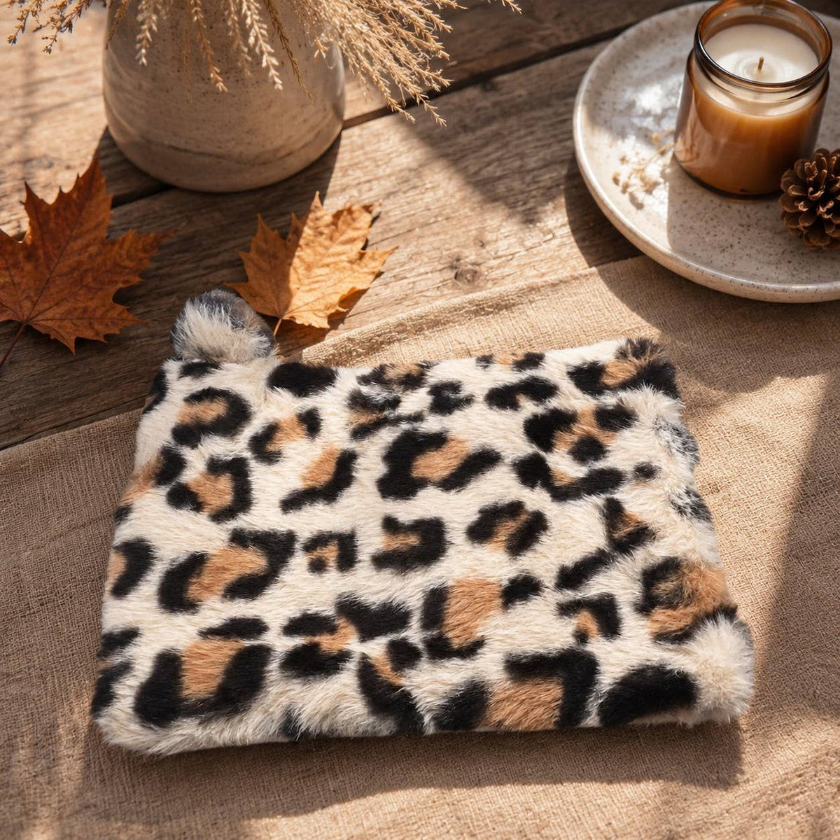 Leoparden-Clutch – 20×14 cm | Animal Print | Pinky Roza Tasche Pinky Roza