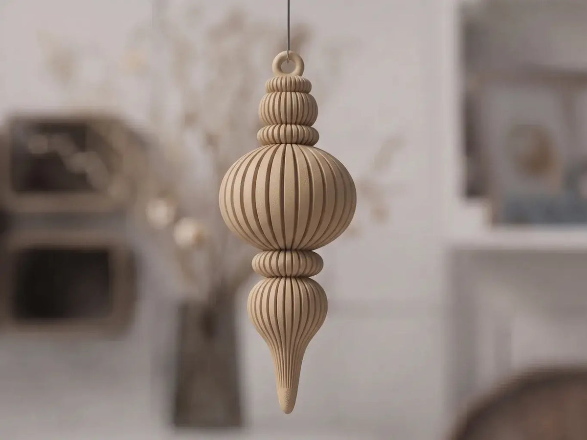 Yuki - Stalaktit: Holz Weihnachtsdekoration re3dline