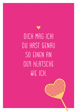 Postkarte – „Dich mag ich!“