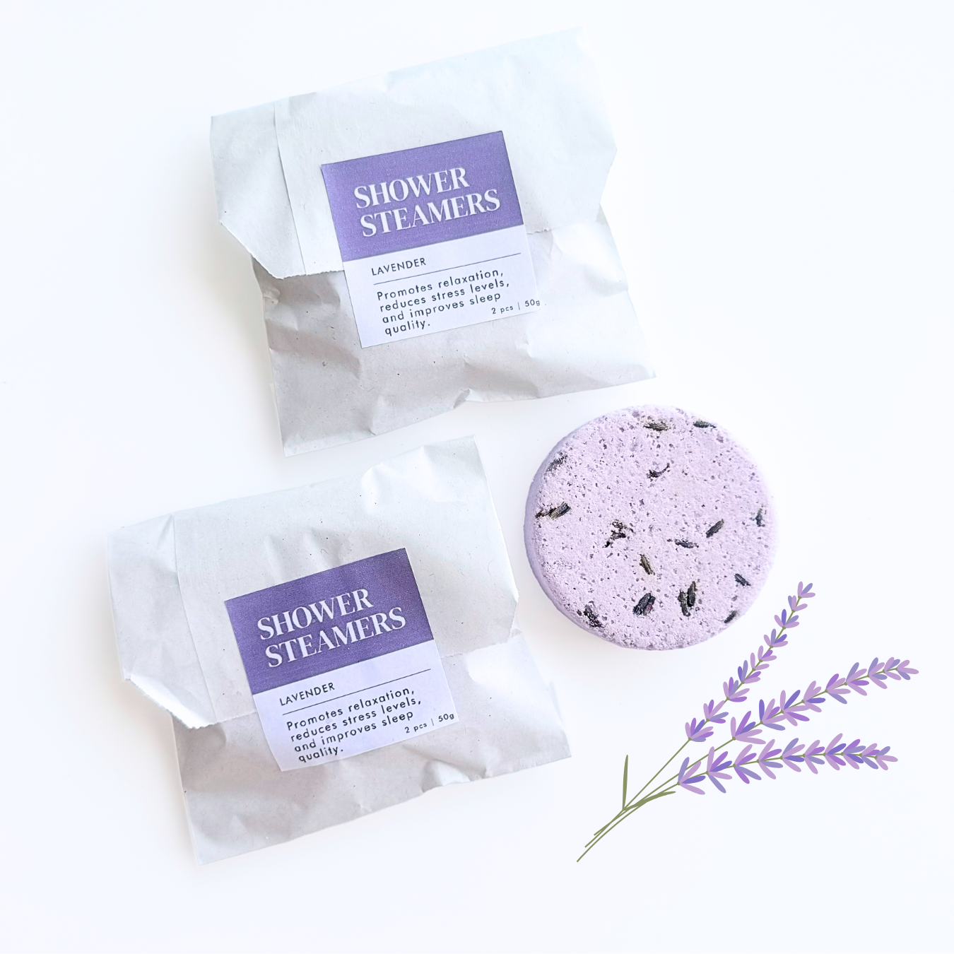 Dampfduschenbombe Lavendel – Dein Spa-Moment unter der Dusche Seife Bon Babef