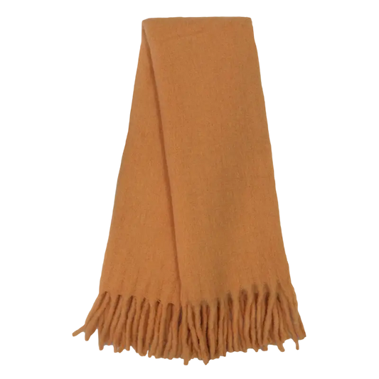 Kuscheldecke Herbstorange 170x130