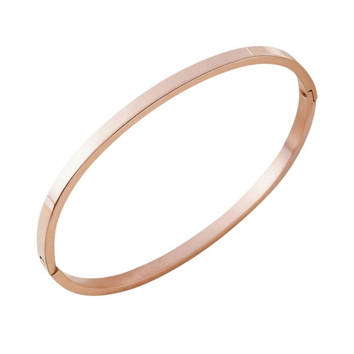 Armreif Edelstahl 4mm Rosegold Damenarmreif Schmuck Karma