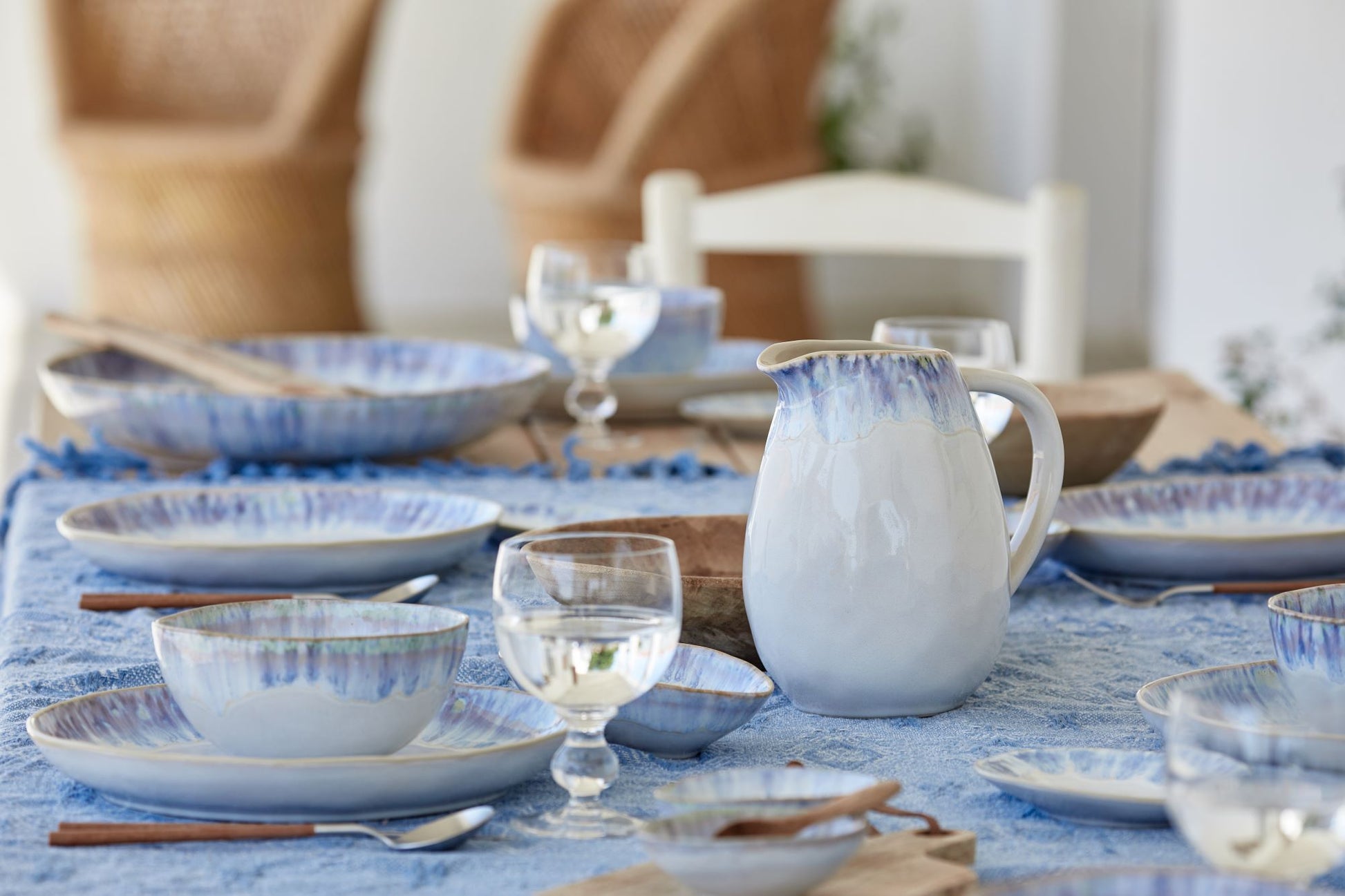 Ovaler Servierteller „Brisa“ – Steingut aus Portugal Schale Costa