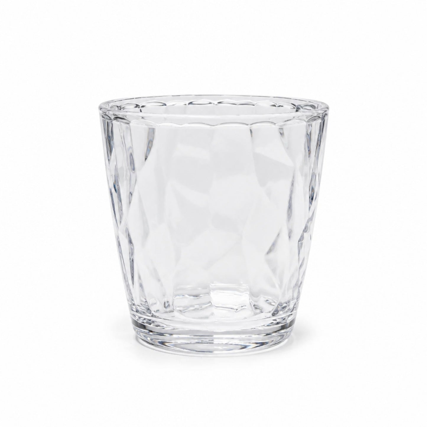Trinkbecher aus Polycarbonat – Kristalloptik – Transparent – 300 ml Trinkglas Das Zierwerk