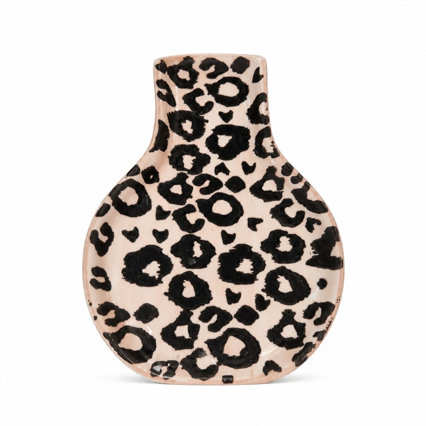 Porzellanteller Leo – Animal Print – 19 × 13 cm
