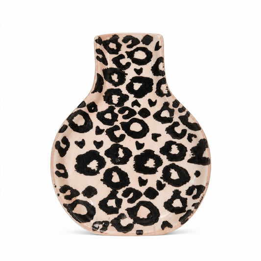 Porzellanteller Leo – Animal Print – 19 × 13 cm Teller Das Zierwerk