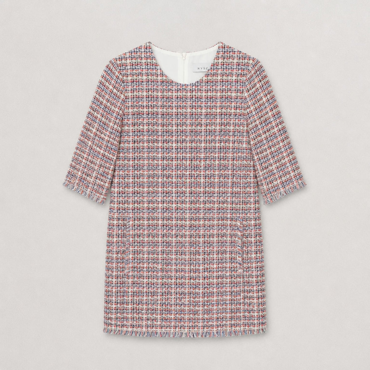 NVSCO Bouclé-Kleid Multicolor | Größe 36