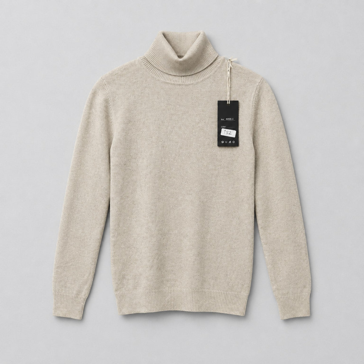 Basic Rollkragenpullover in Creme – schmal & körpernah Rolli Das Zierwerk