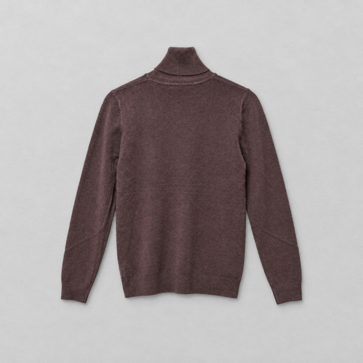 Basic Rollkragenpullover in Braun – schmal & körpernah Rolli Das Zierwerk