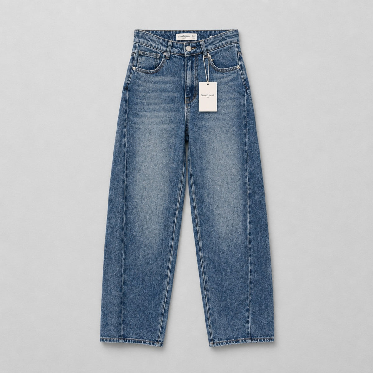 Sarah John Paris Balloon Fit Jeans – Blue Denim | Größe XS
