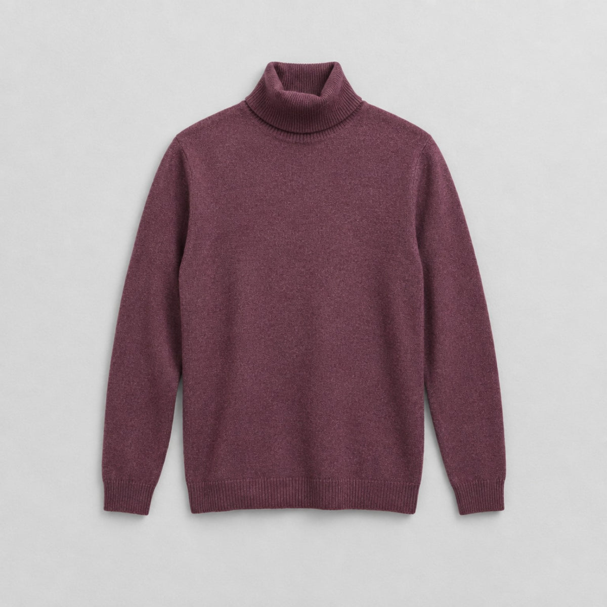 Basic-Rollkragenpullover – Beere | Einheitsgröße