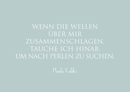 "Nach Perlen zu Fischen…"