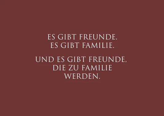 "Freunde & Familie…"