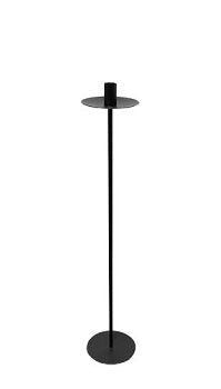 Kerzenleuchter Basico Schwarz – 50 cm Höhe