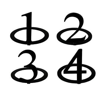 Kerzenringe Cino 1–4 Schwarz | Kaheku Adventsdeko Kerzenhalter Kaheku