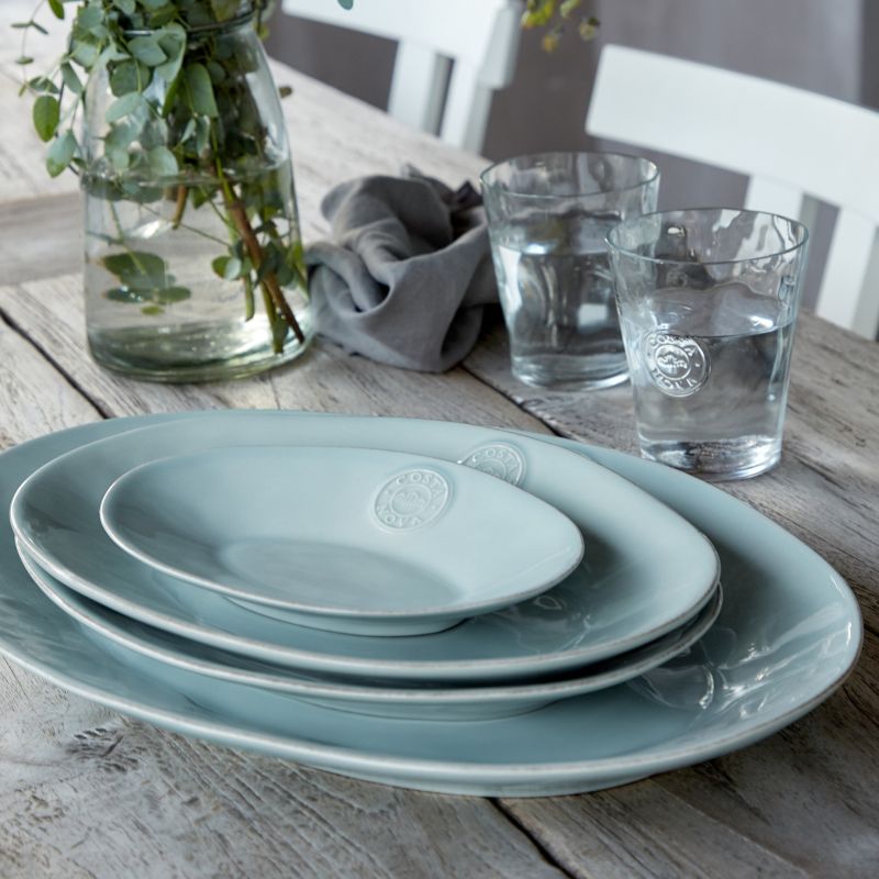 Elegante Servierplatte in Türkis von COSTA NOVA – Nova-Kollektion
