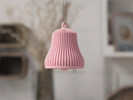 Yuki - Glocke: Mattrosa Weihnachtsdekoration re3dline