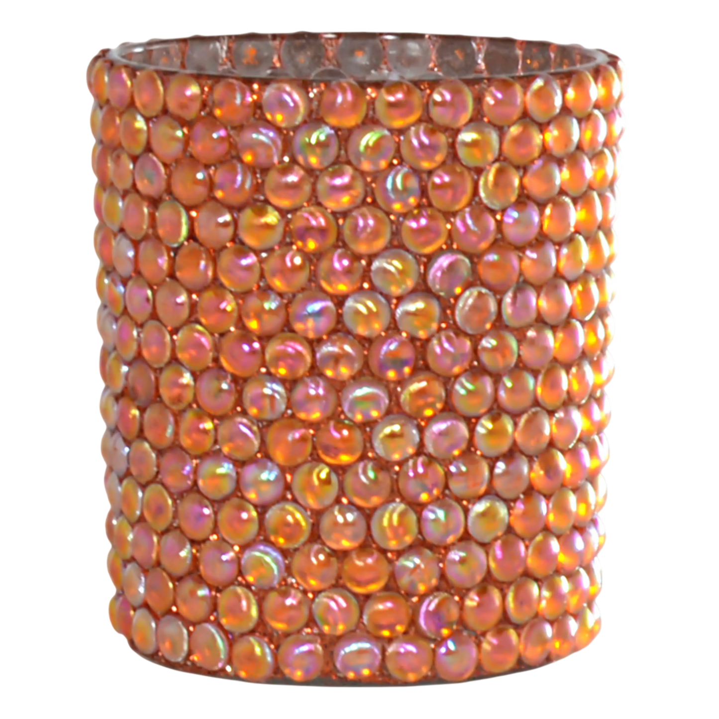Windlicht Multi Color Beads