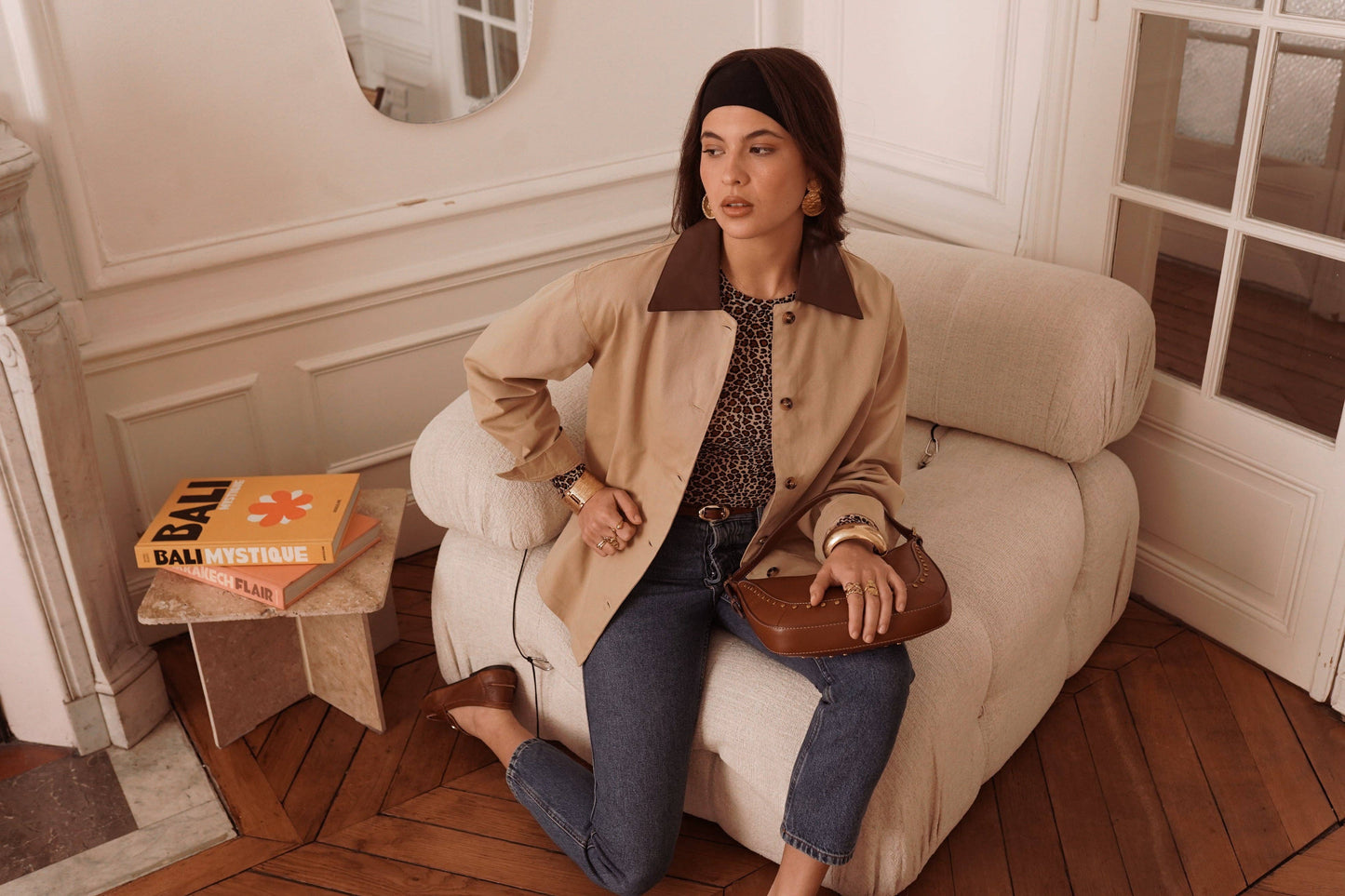 Jacke – Beige im Trenchcoat-Stil | IN APRIL 1986 Jacke IN APRIL 1986