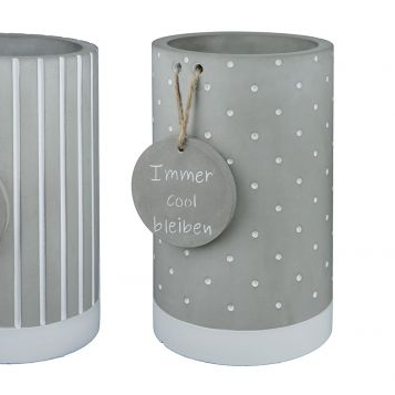 Weinkühler „Immer cool bleiben“ - gepunktetes Design Weinkühler Das Zierwerk