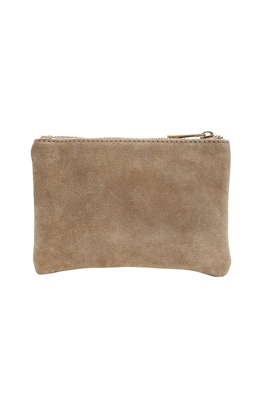 Tasche aus Rindsleder mit Reißverschluss | Kompakt und Elegant – 18x12x1 cm