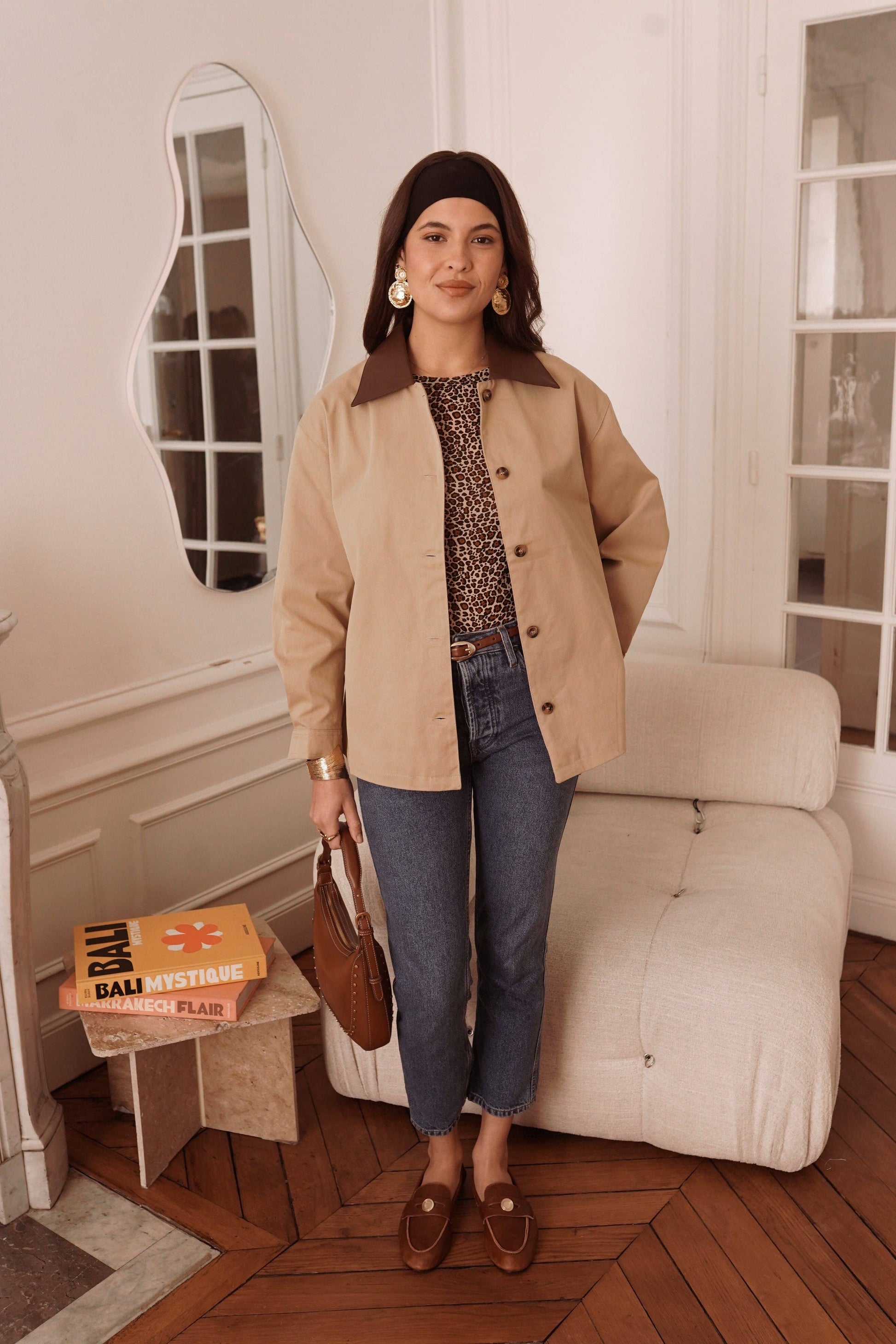 Jacke – Beige im Trenchcoat-Stil | IN APRIL 1986 Jacke IN APRIL 1986