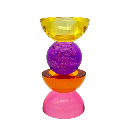 Kerzenhalter Multicolor Kristallglas – Modern & dekorativ