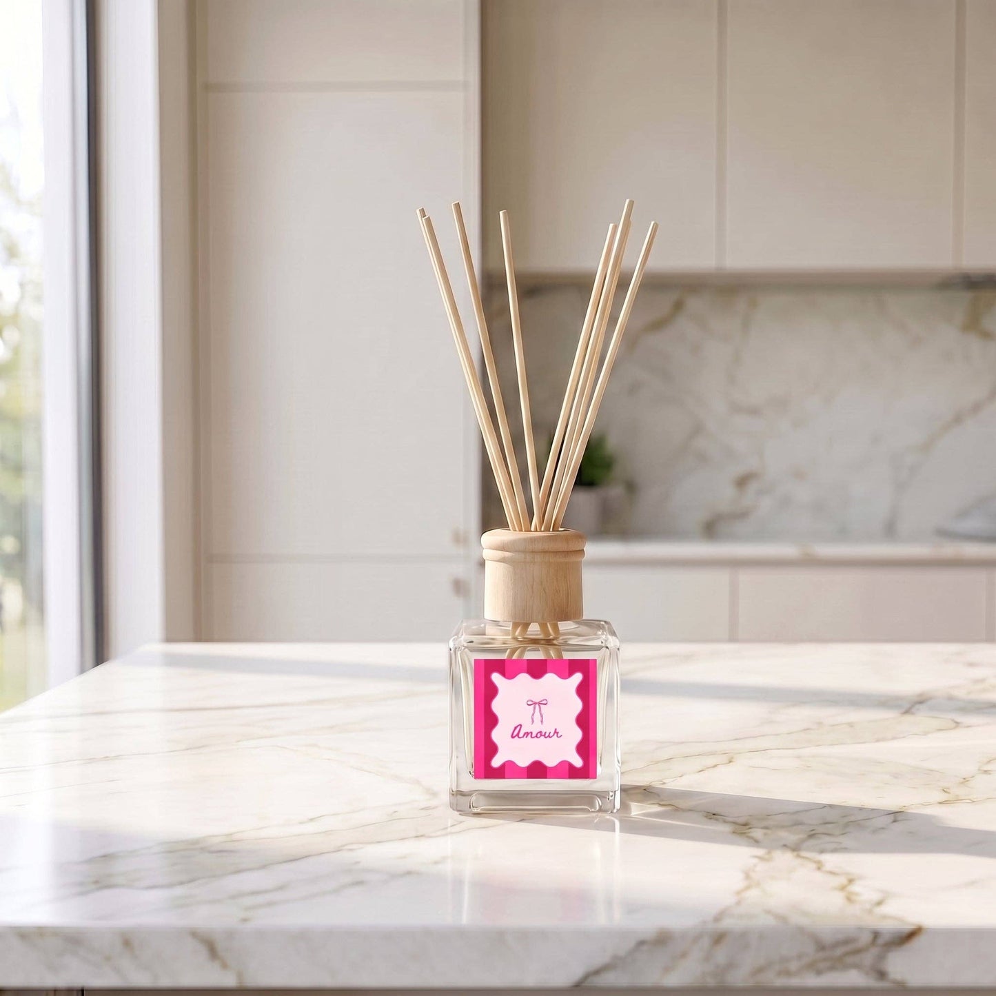 Reed Diffuser - Amour - Süßes Parfüm - 100 ml Housevitamin bv