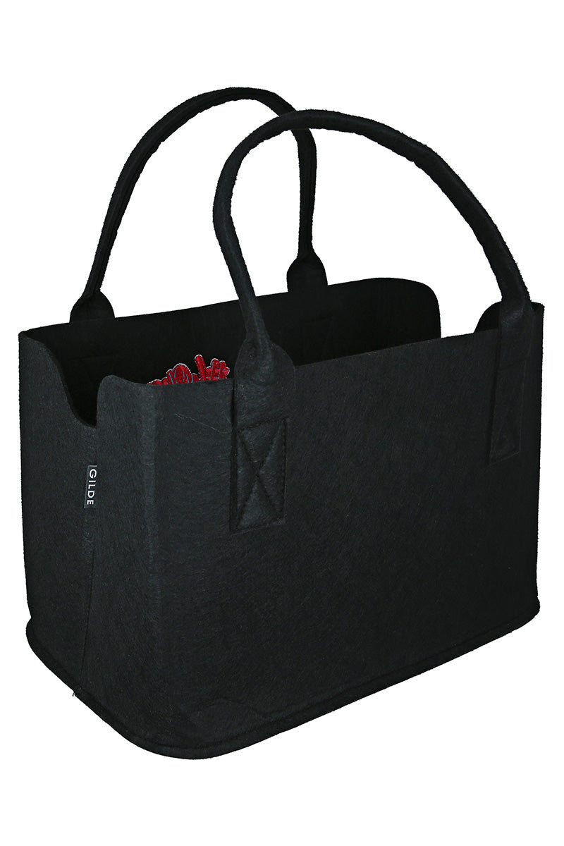 Filztasche „#LOVE Lips“ – stylischer Begleiter im Pop-Art Design