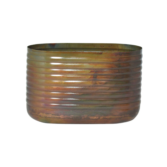 Vase im Industrial Style und Kupferoptik