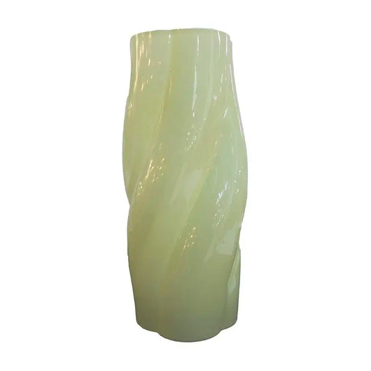 Vase „Twisted Lime“ – Glasvase 25 cm in Limettengrün
