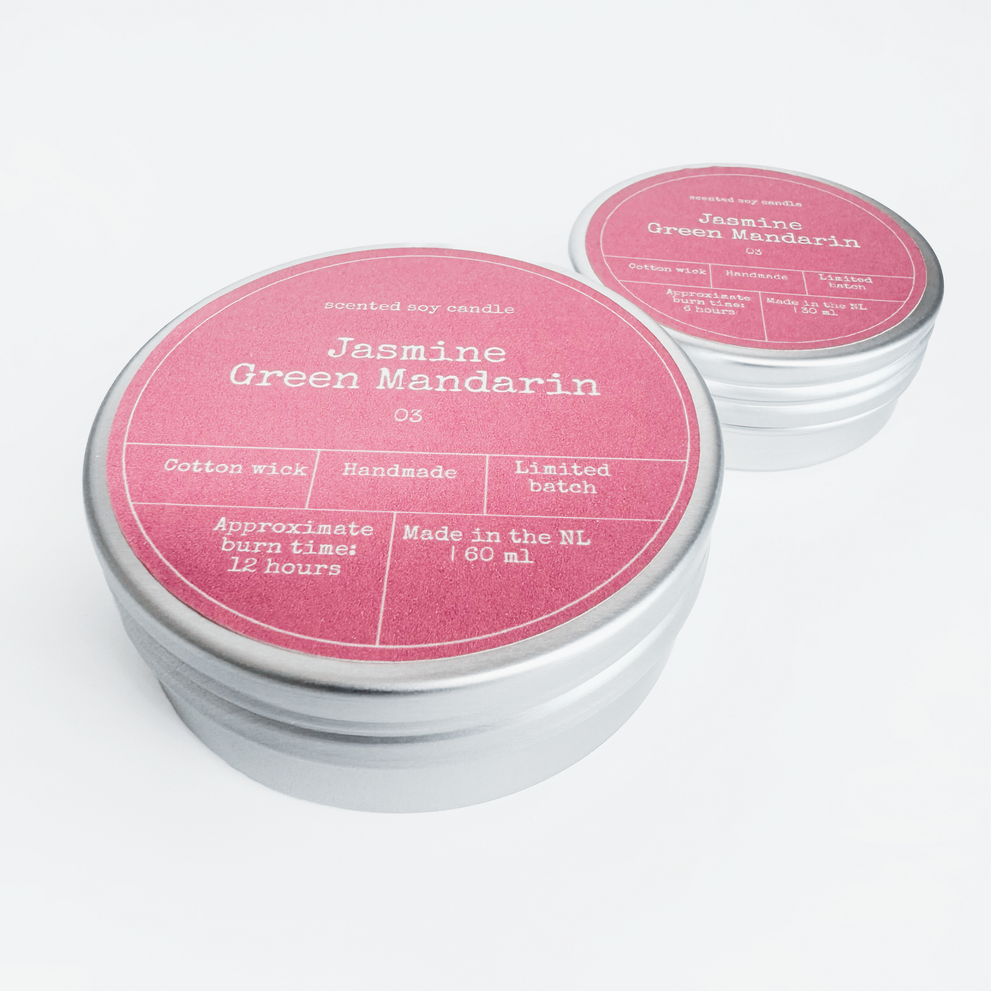 Duftkerze Jasmin & Mandarine – Frische Eleganz für dein Zuhause Duftkerze Bon Babef