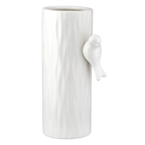 Keramikvase „Schwalbe“ – Schlichte Eleganz mit liebevollem Detail