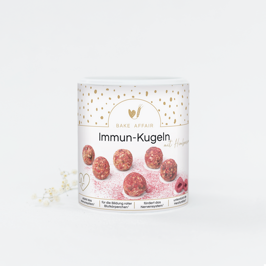 Vitamin-Mischung Immun-Kugeln mit Himbeeren Bake Affair GmbH