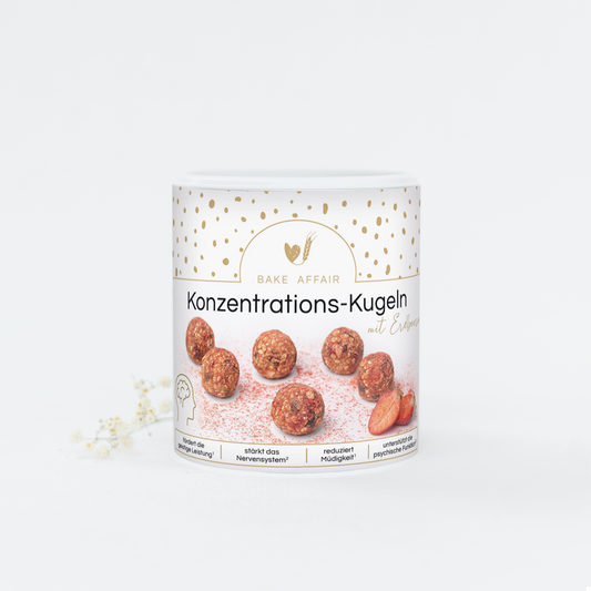 Vitamin-Mischung Konzentrations-Kugeln mit Erdbeeren Bake Affair GmbH