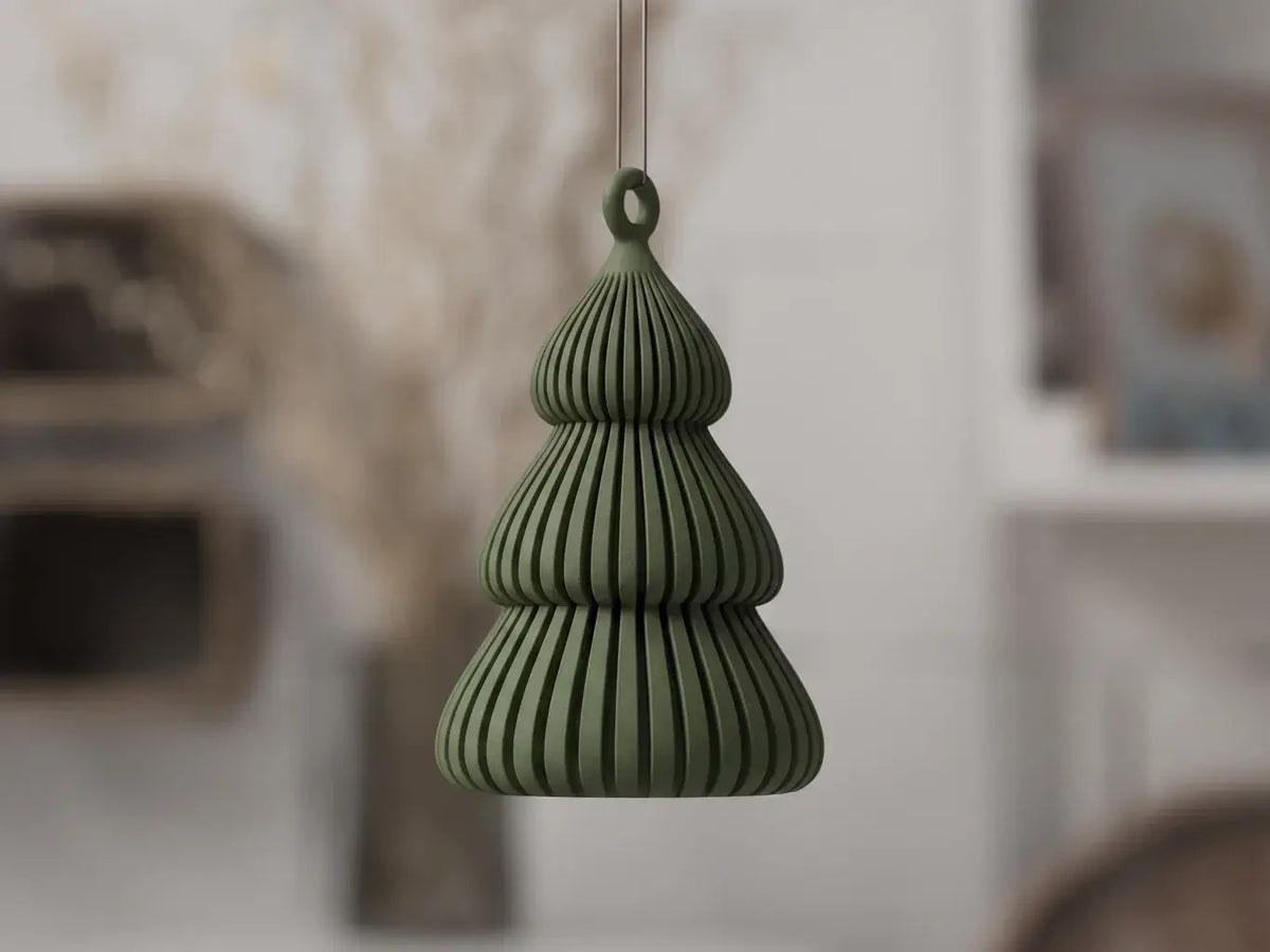 Yuki - Tanne: Khaki-Grün Weihnachtsdekoration re3dline