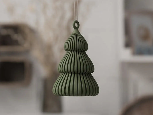 Yuki - Tanne: Khaki-Grün Weihnachtsdekoration re3dline