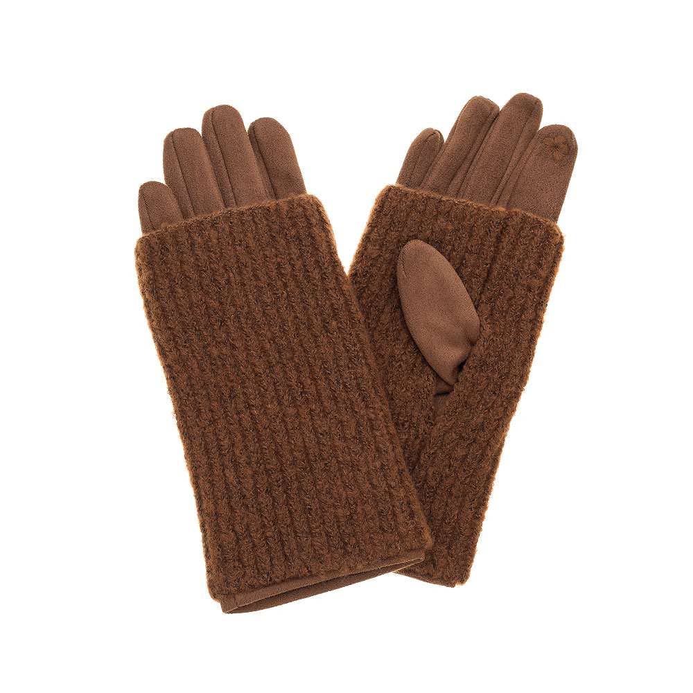 Trendige Winterhandschuhe in Braun – Warm, weich & stilvoll