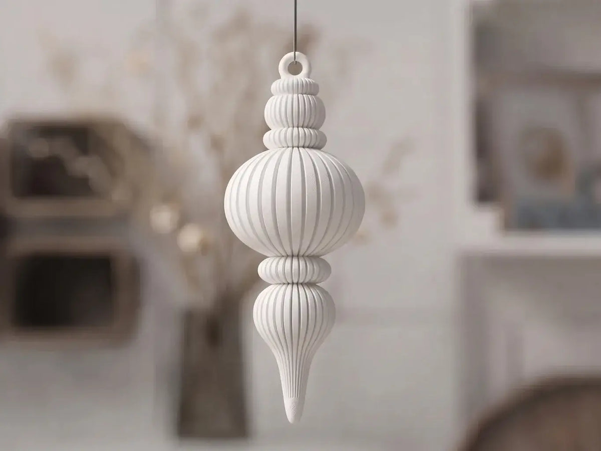 Yuki - Stalaktit: Elfenbeinweiß Weihnachtsdekoration re3dline