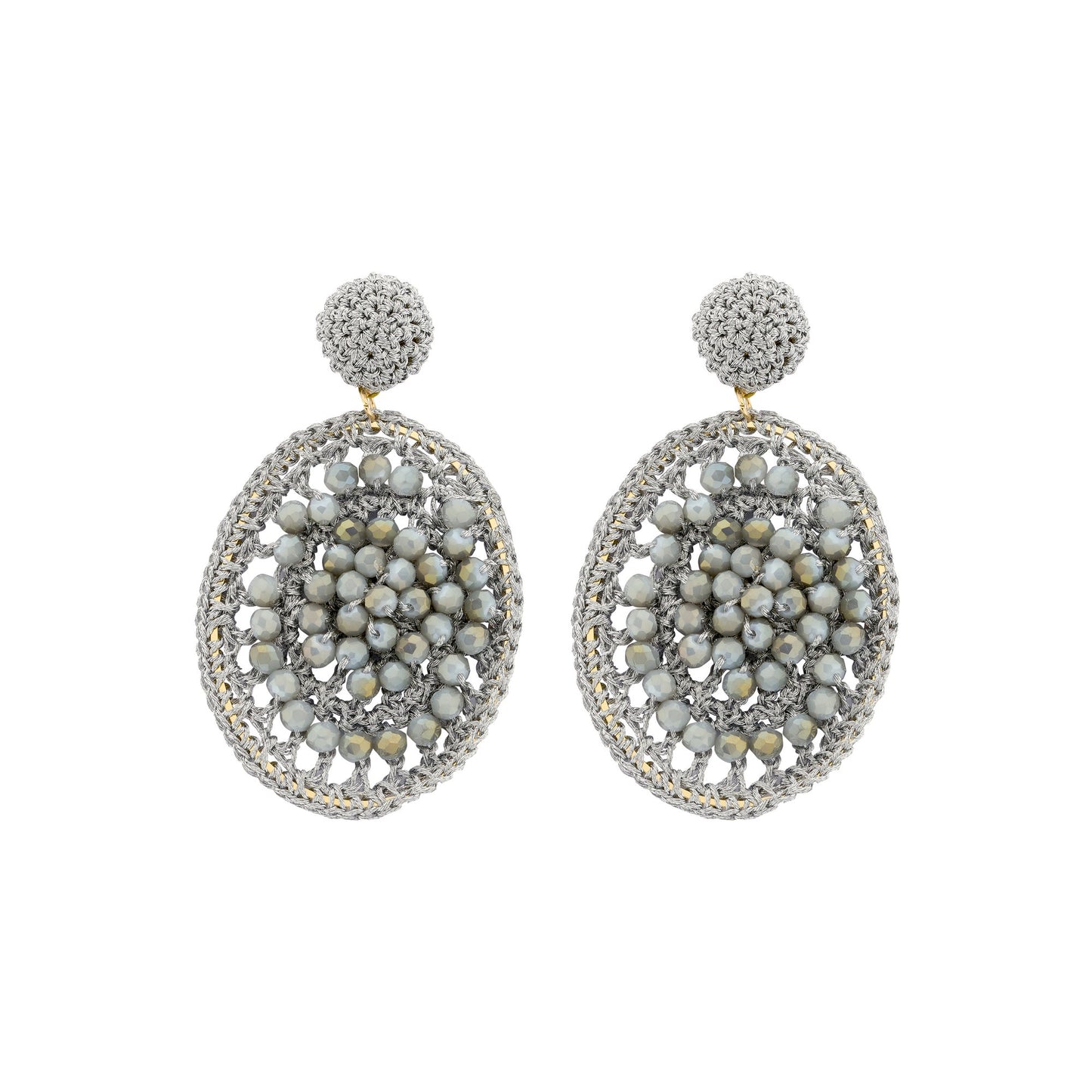 Statement-Ohrringe Silber