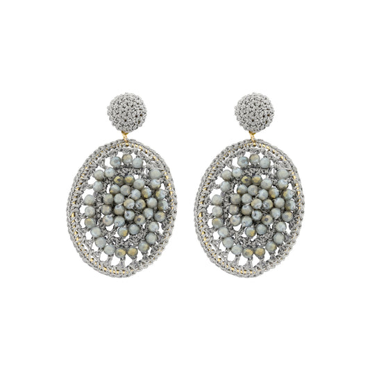 Statement-Ohrringe Silber