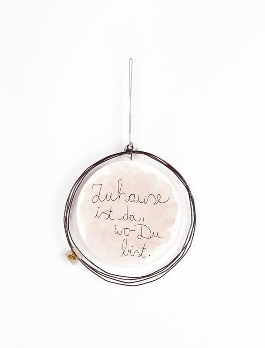 Zauberornament von Good Old Friends – „Zuhause ist da, wo Du bist“