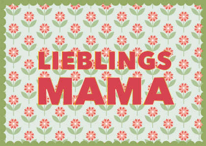 Postkarte – „Lieblingsmama“
