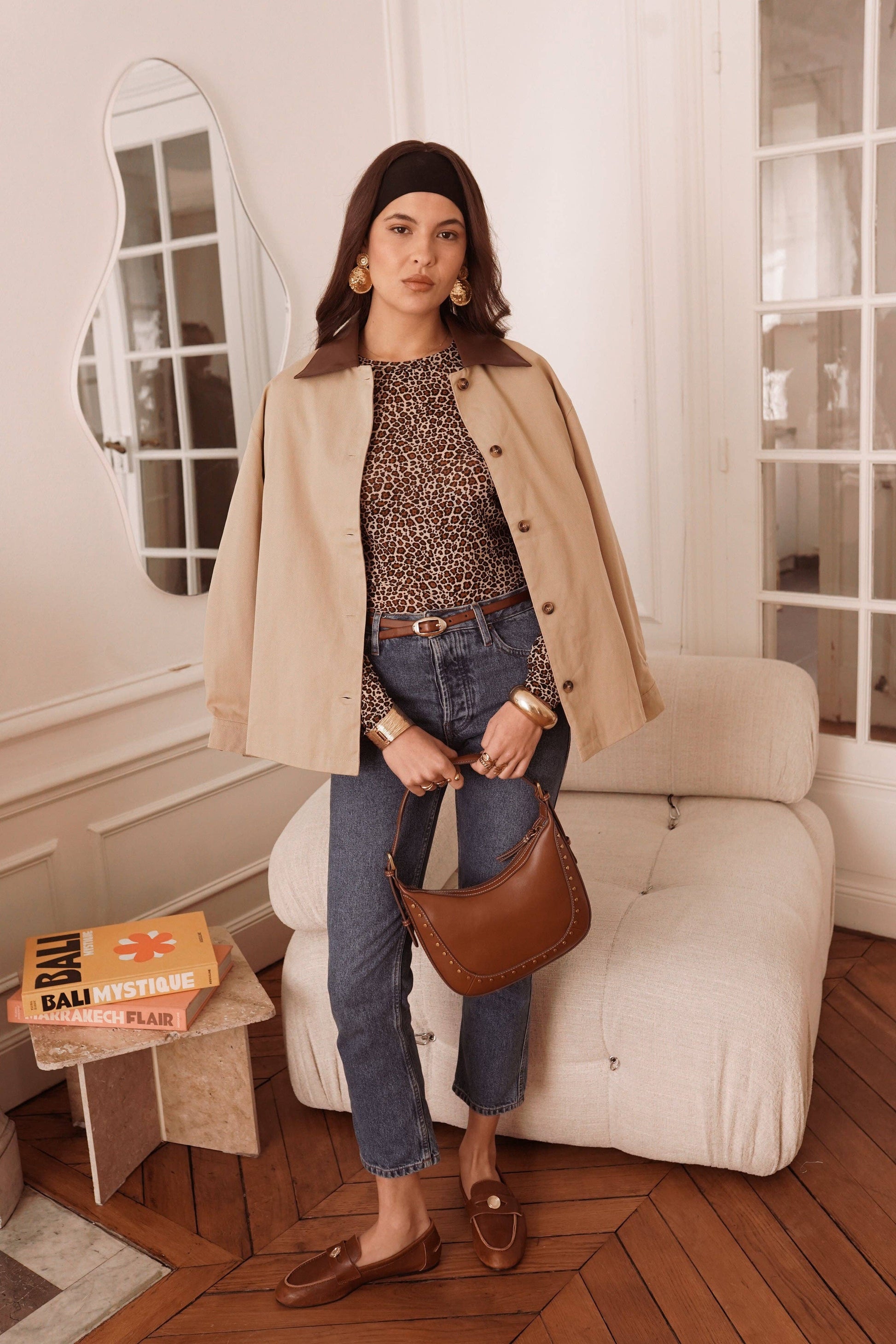 Jacke – Beige im Trenchcoat-Stil | IN APRIL 1986 Jacke IN APRIL 1986