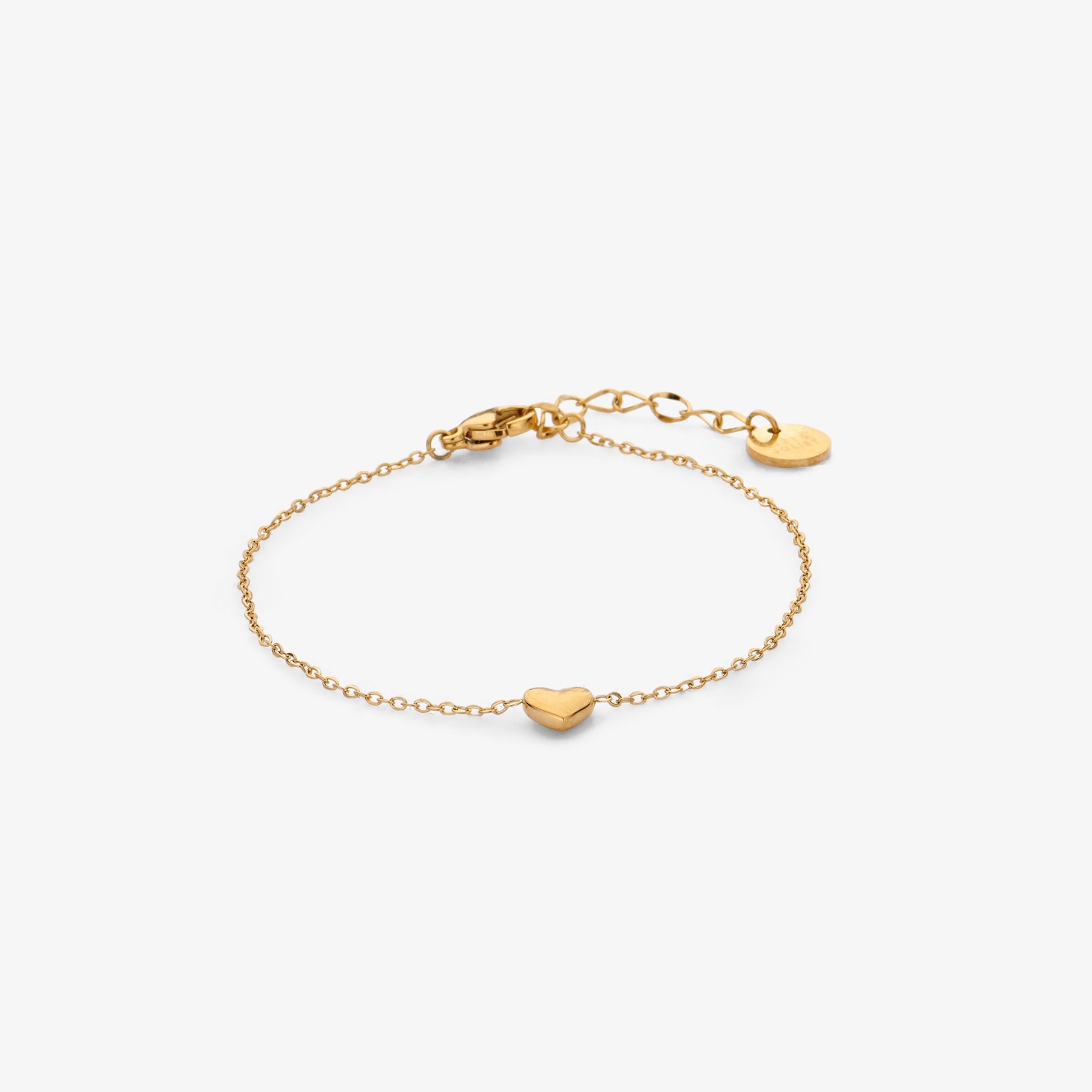 Zartes Herz-Armband – goldene Eleganz für jeden Tag Armband Biba